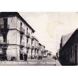 S. TERESA- RIVA - BARZACCA (MESSINA) CORSO NAZIONALE viaggiata 1952